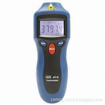 Tachometer with 9V Battery and 5 Digits LCD Display